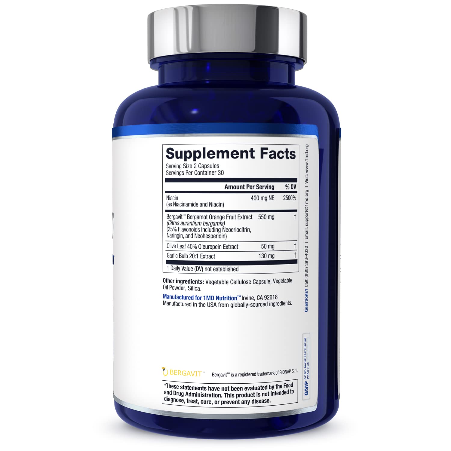 1MD CholestMD daily-use scene showing capsules for routine supplementation