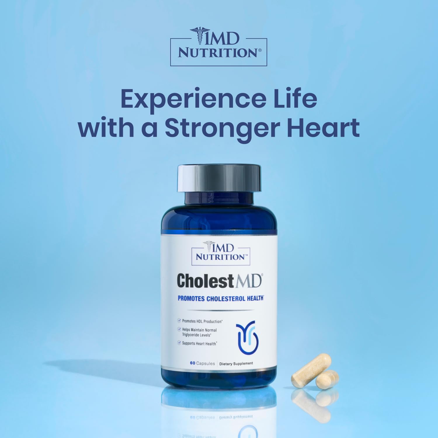 1MD CholestMD packaging back label details ingredient list and directions