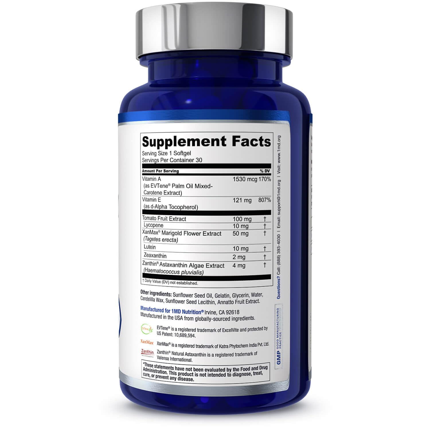 1MD VisionMD Lyc-O-Mato lycopene graphic highlights nutrient support