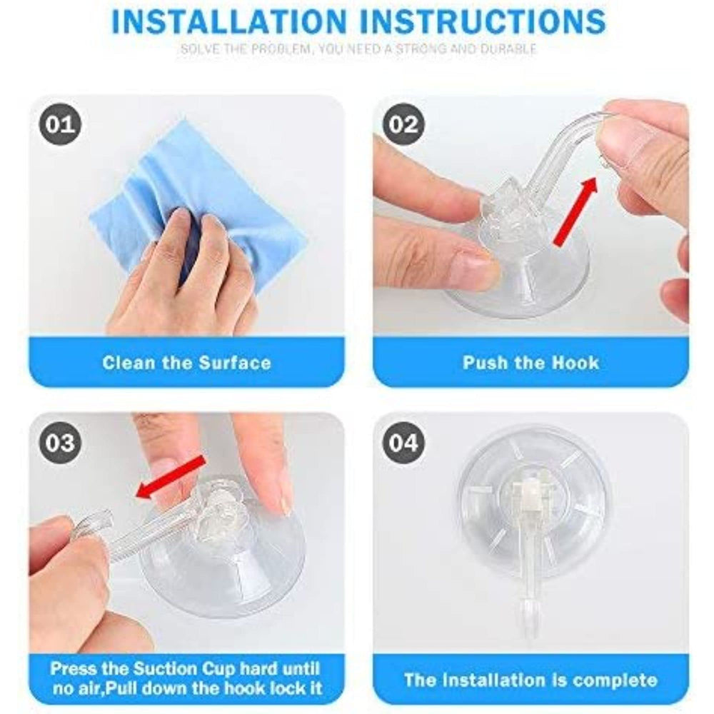 1st Choice suction cup hook near bathroom shelf illustrating versatile placement
