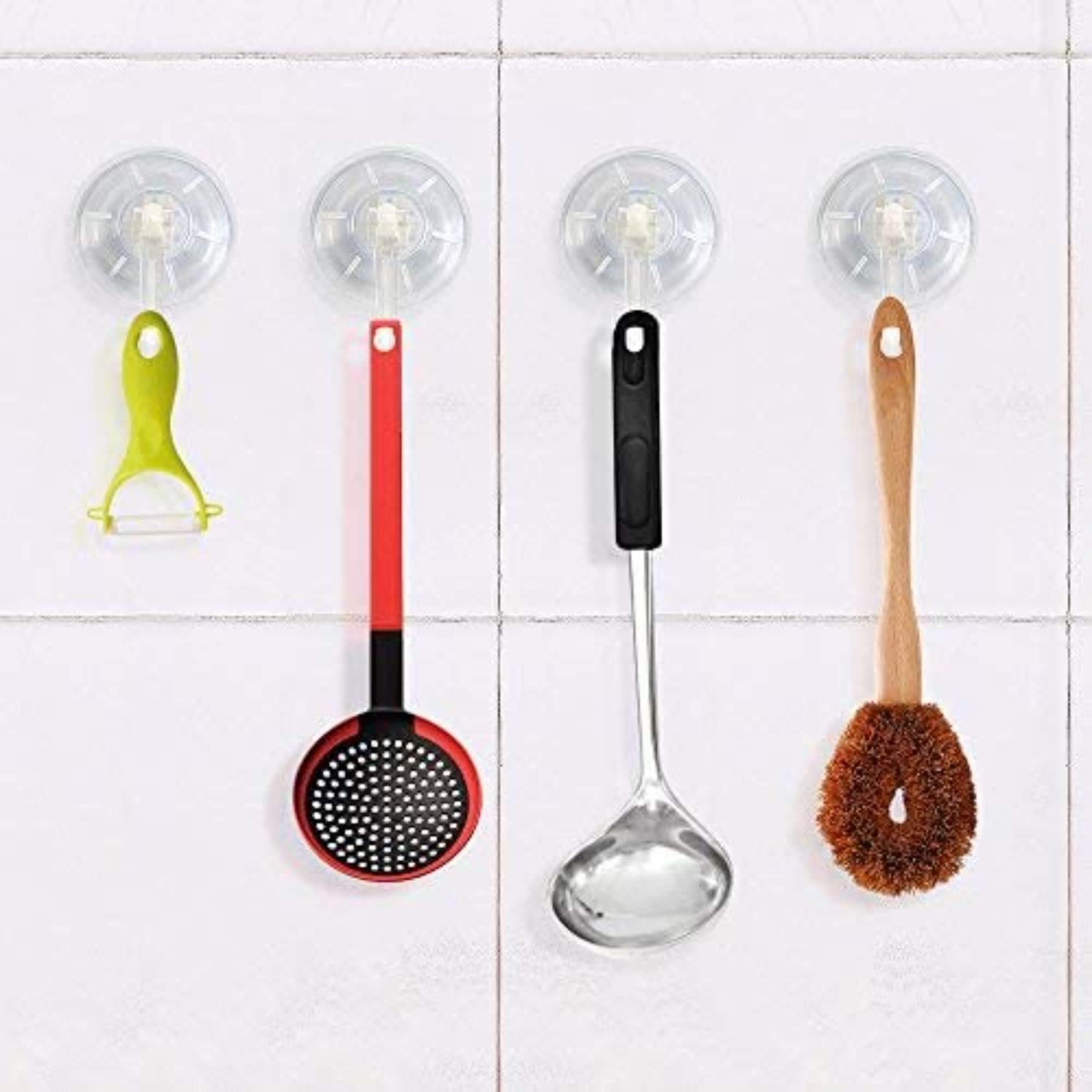 Removal of 1st Choice suction cup hook leaves no holes or residues