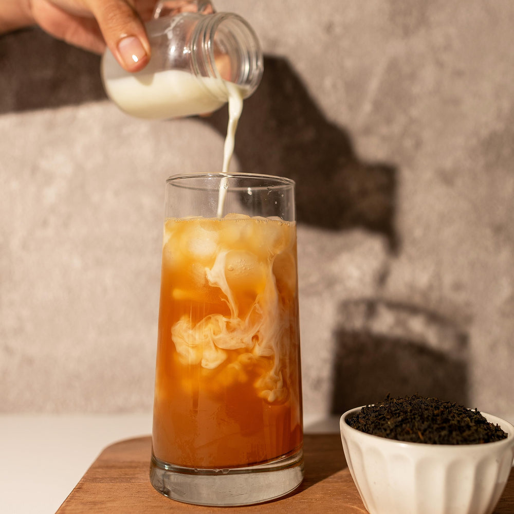 Label highlights organic certification on the 20 Leaves Earl Grey bag