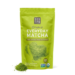 21 Sencha Eveyrday matcha powder in tin for daily ceremonial tea ritual.