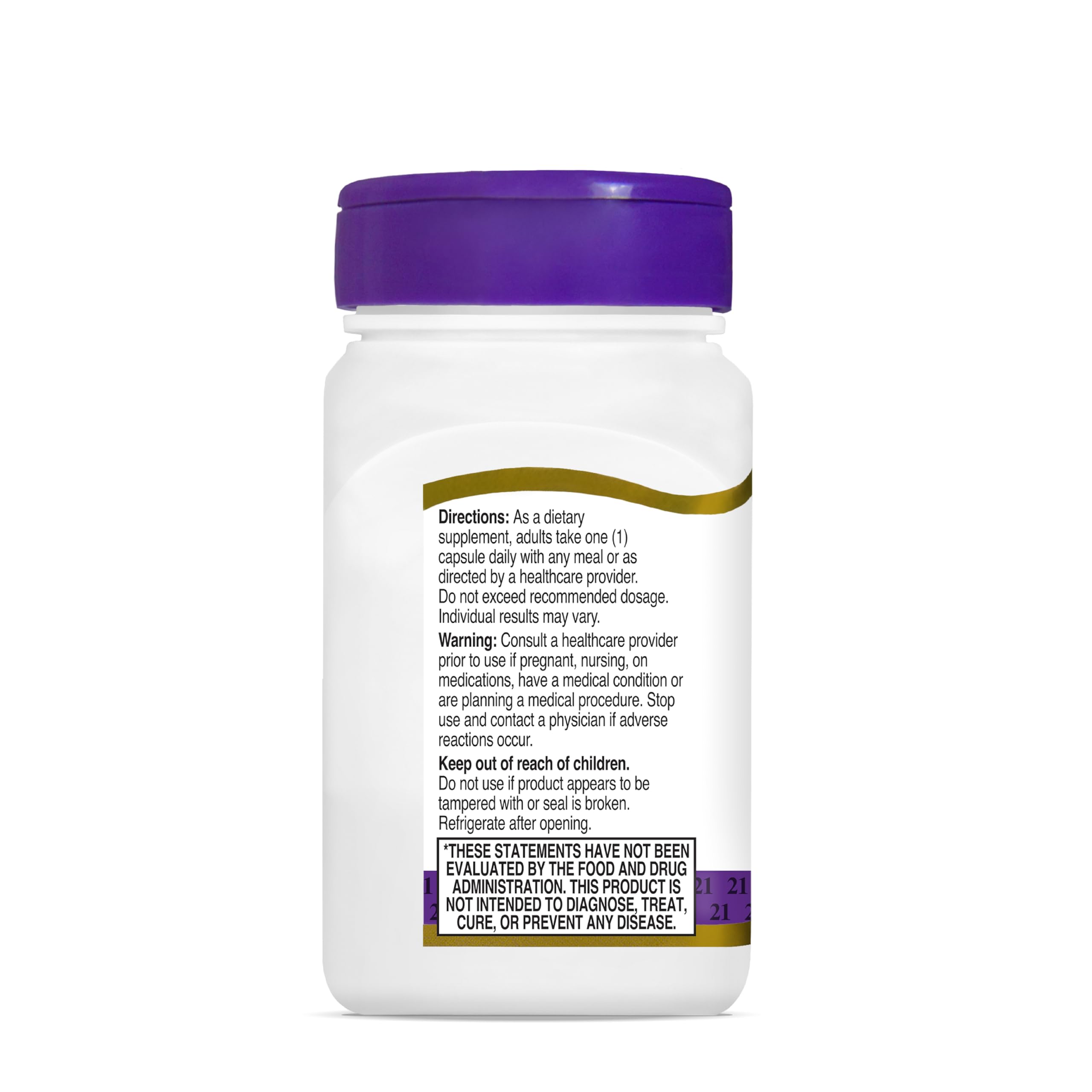 Daily dose capsule of 21st Century Acidophilus for routine use