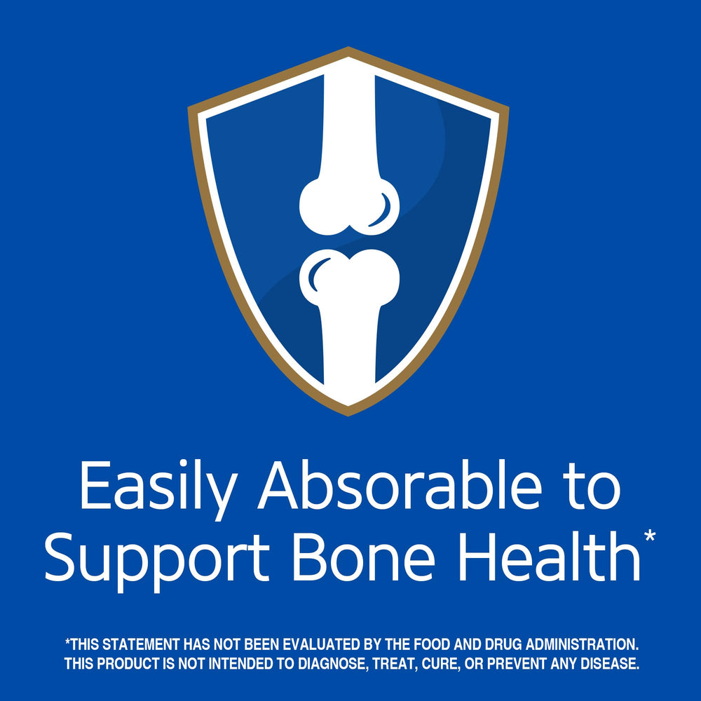 21st Century Calcium Citrate Plus D Maximum Caplets label on-pack emphasizes absorption.