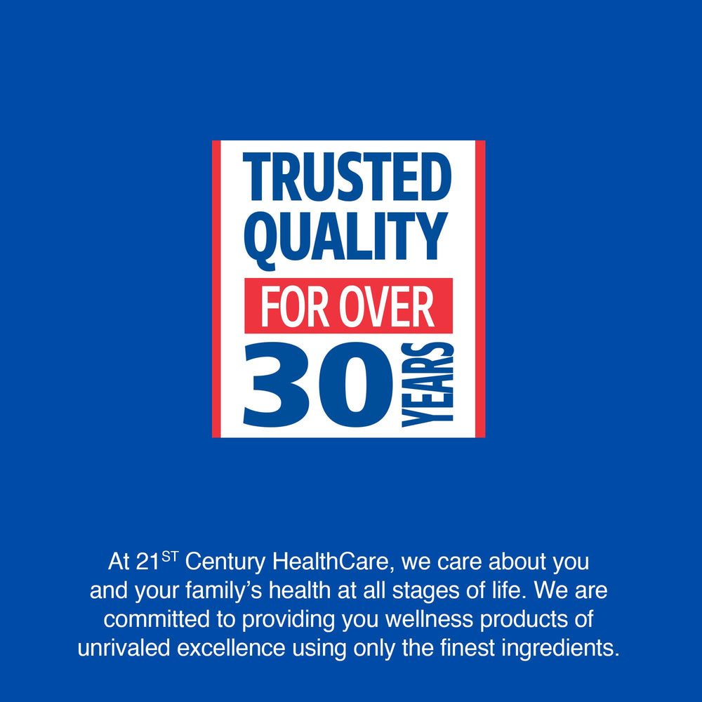21st Century Calcium Citrate Plus D Maximum Caplets label note appeals to shoppers.