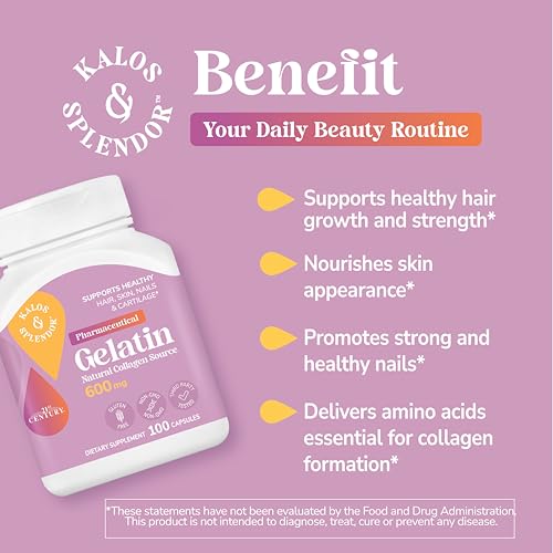 21st Century Gelatin capsules close-up highlighting convenient daily intake