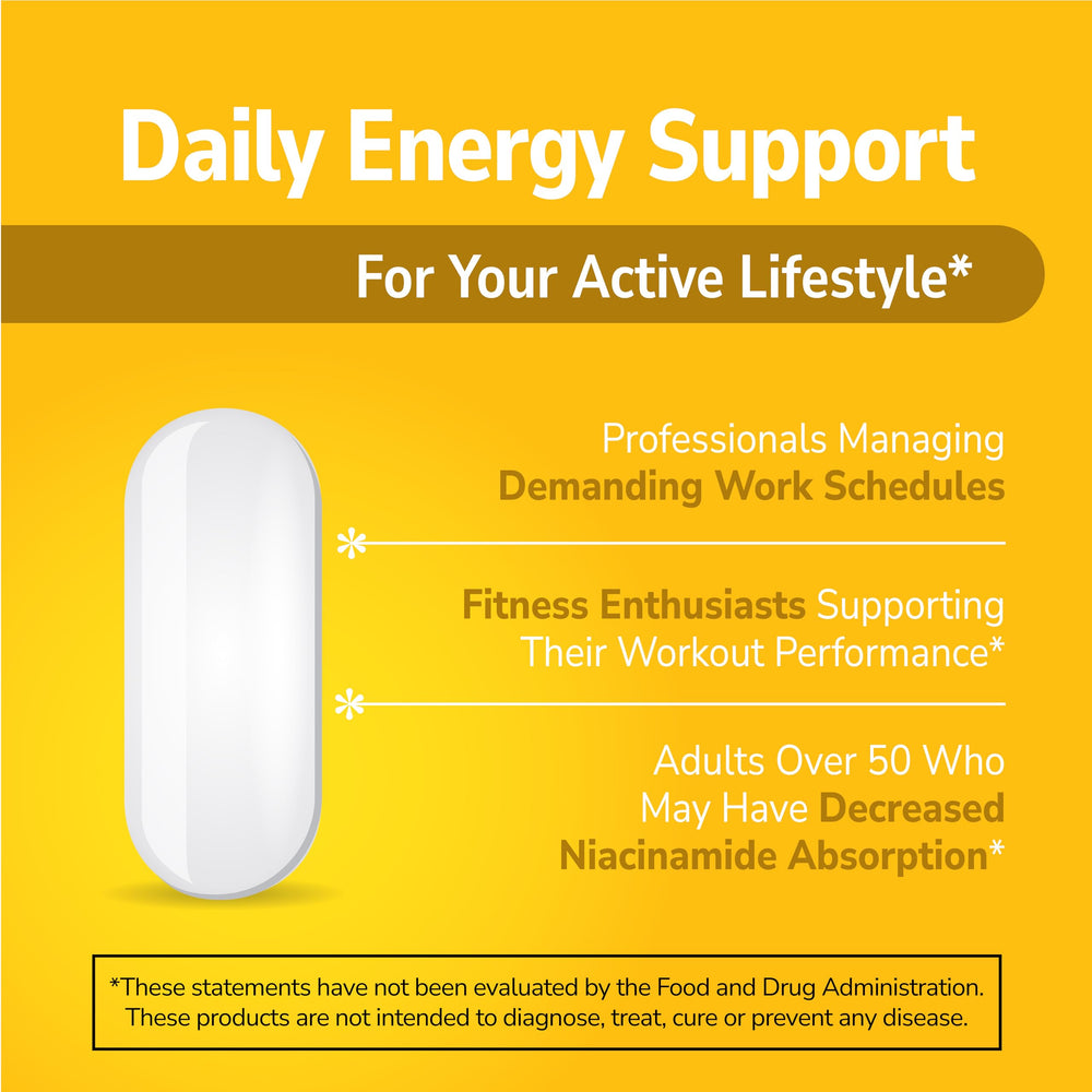 Pouring Niacinamide 500 mg tablets from bottle for easy daily use.