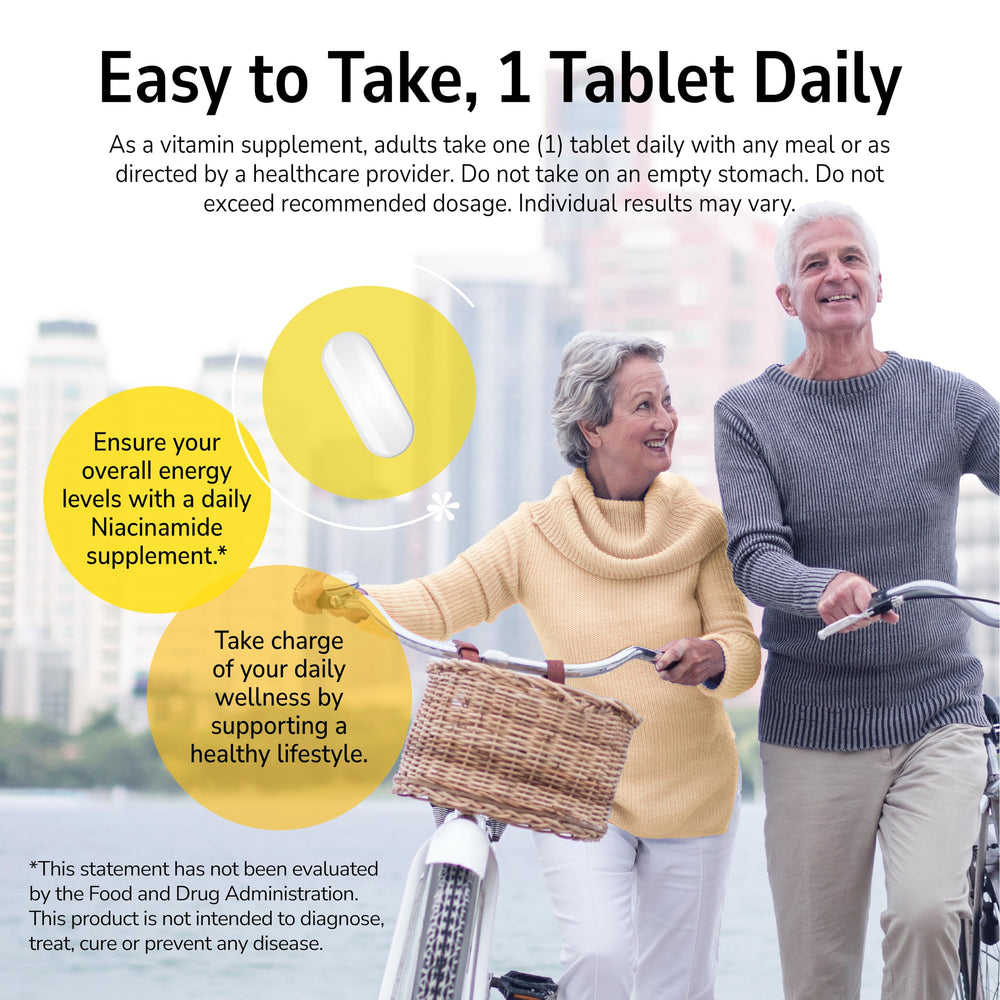On-shelf display conveys convenient access to 21st Century Niacinamide for daily support.