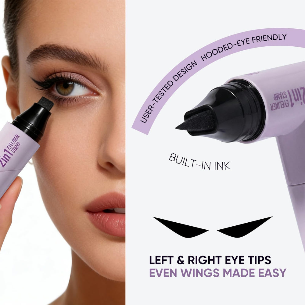 2CHILL cat eye tool with waterproof liquid liner