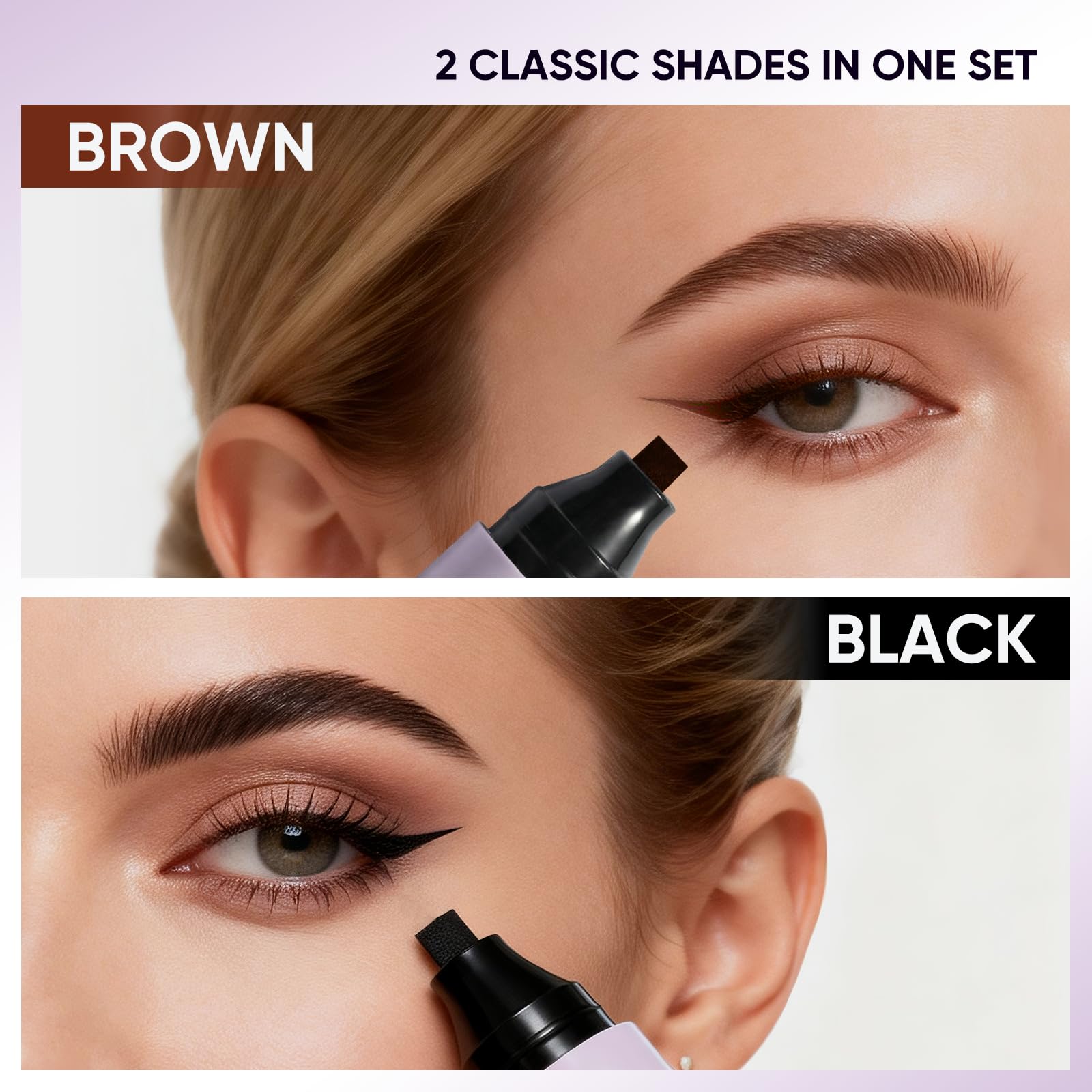 2CHILL matte finish liquid eyeliner for beginner-friendly use