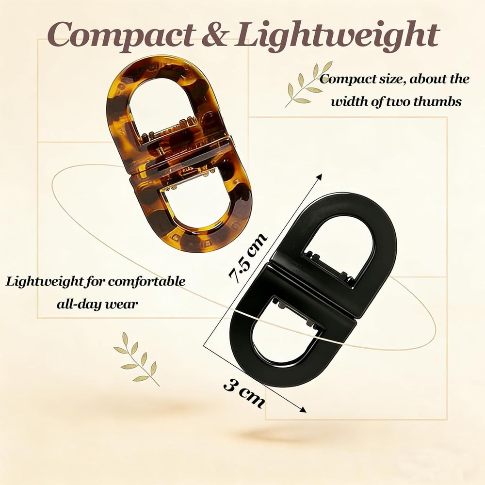 2PCS Magnetic Hair Clips suitable for all hair types