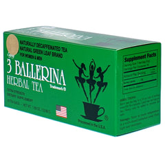 3 Ballerina Diet Tea Extra Strength steeping closeup with rich herbal aroma.