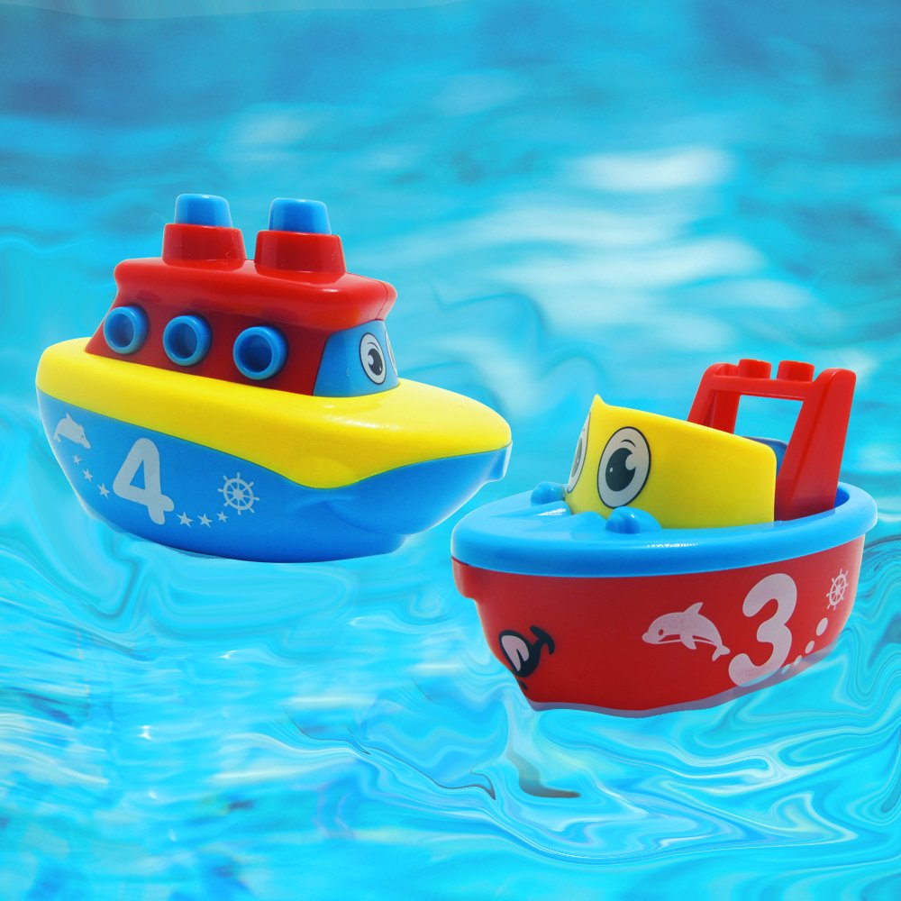 3 Bees & Me bath boats dry quickly after use.