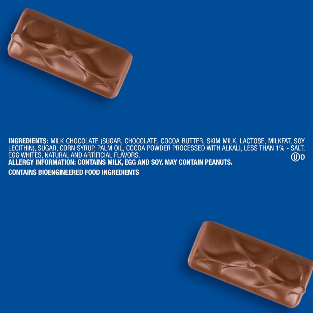 Close-up of creamy center detail in 3 Musketeers Fun Size bar