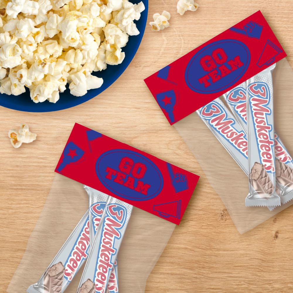 3 Musketeers bars as dessert toppers for quick chocolate enhancements.