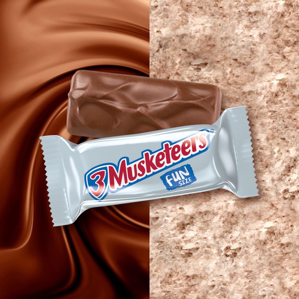 Three Musketeers Fun Size bites ready for quick, on-the-go snacking