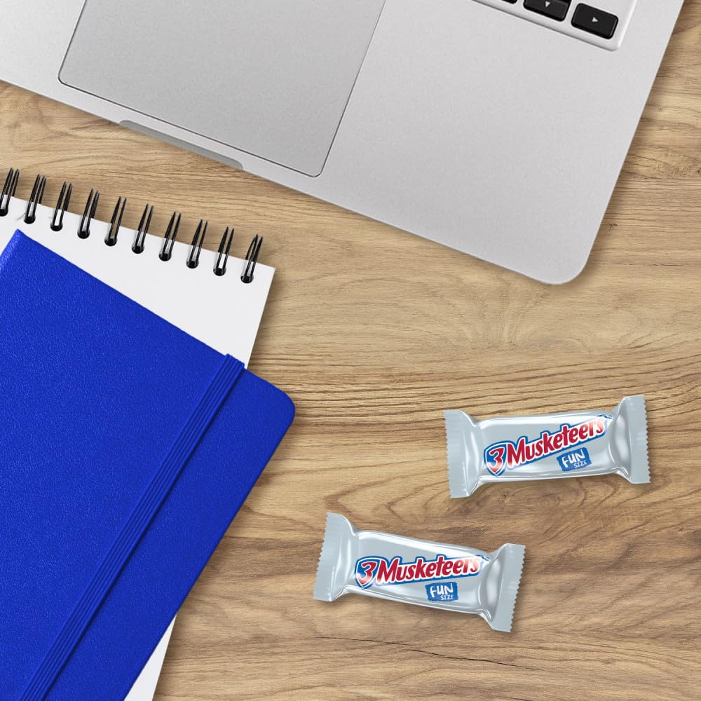 Gift-ready packaging of 3 Musketeers Fun Size, perfect for chocolate lovers