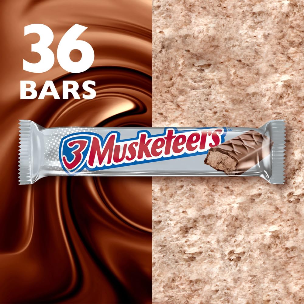 Close-up of the whipped center in a 3 Musketeers bar showing light texture.
