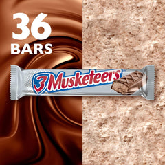 Close-up of the whipped center in a 3 Musketeers bar showing light texture.