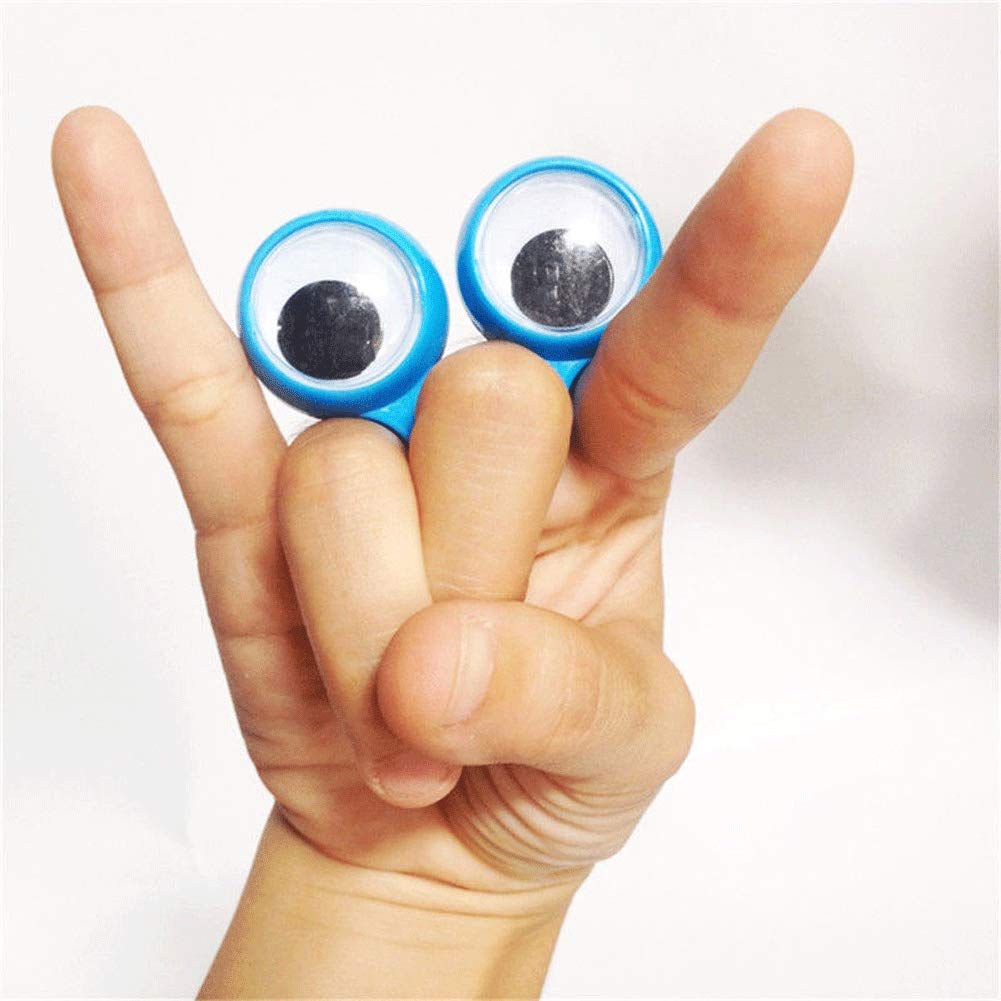 3 Otters green-eyed finger puppets support color and shape exploration