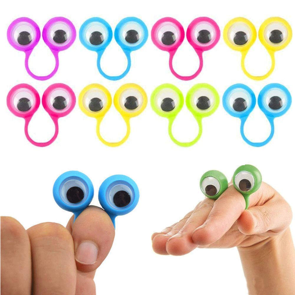 3 Otters yellow-eyed finger puppets brighten puppet shows and parties