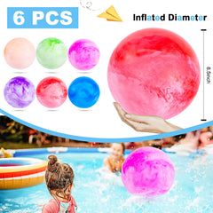 3 Otters purple marbleized playground ball with high visibility for outdoor games