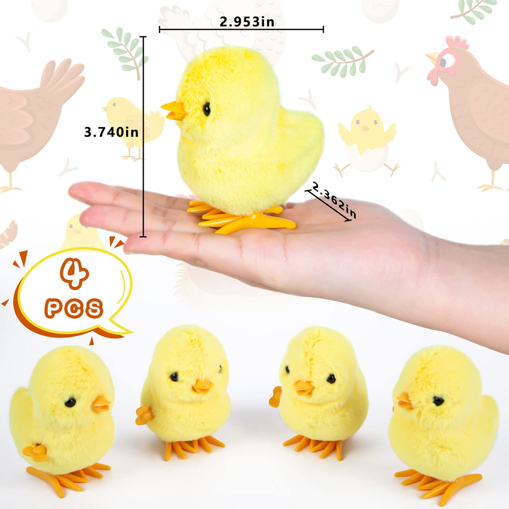 3 Otters wind-up chick size and dimensions for display and storage