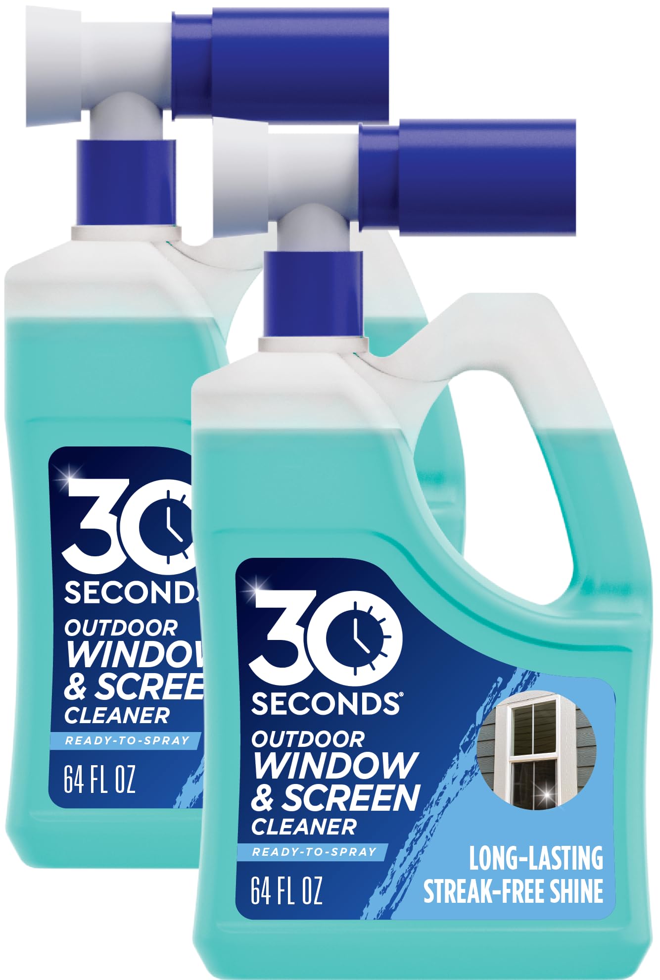 30 SECONDS Outdoor Window & Screen Cleaner bottle for quick screen cleaning