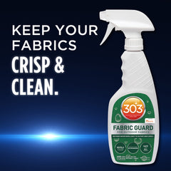 303 Products Fabric Guard fabric protection helps repel moisture and stains on outdoor textiles