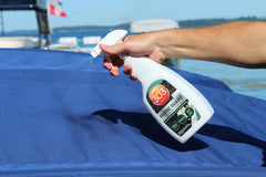 303 Marine Fabric Guard defends against oil-based stains on outdoor cushions