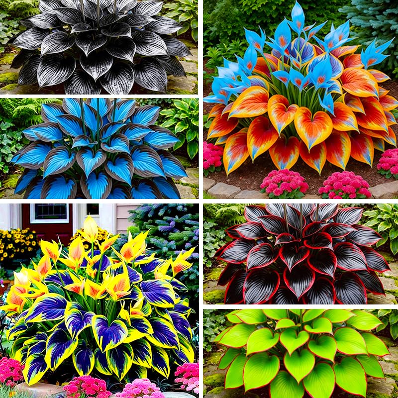 315+ Perennial Mix Color Hosta Seeds ready for planting in outdoor garden beds