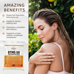 BTMS 50 premium cosmetic grade ingredient enhances conditioning