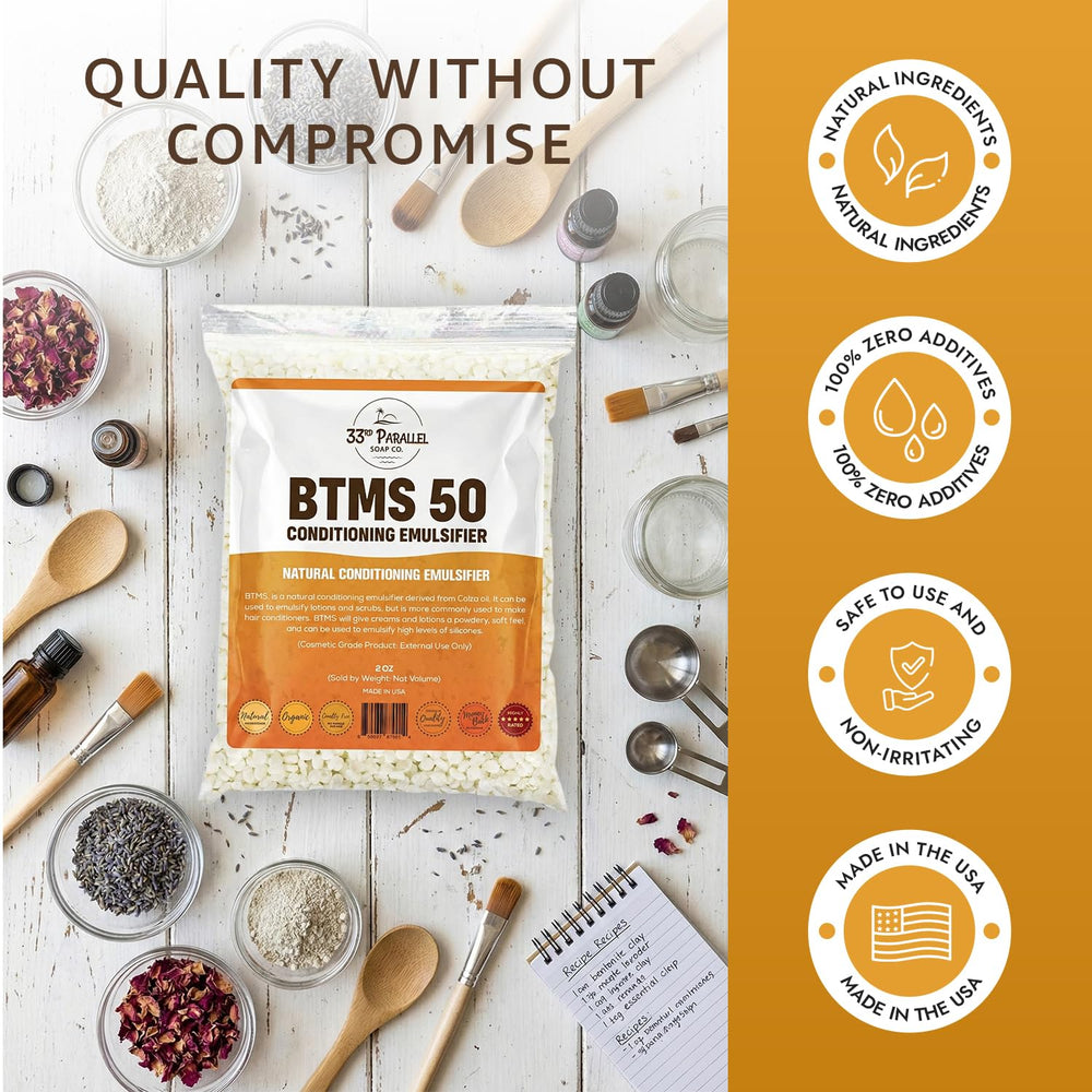 BTMS 50 used in body lotions for soft skin