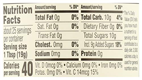 Close-up of 365 packaging emphasizes organic credentials.