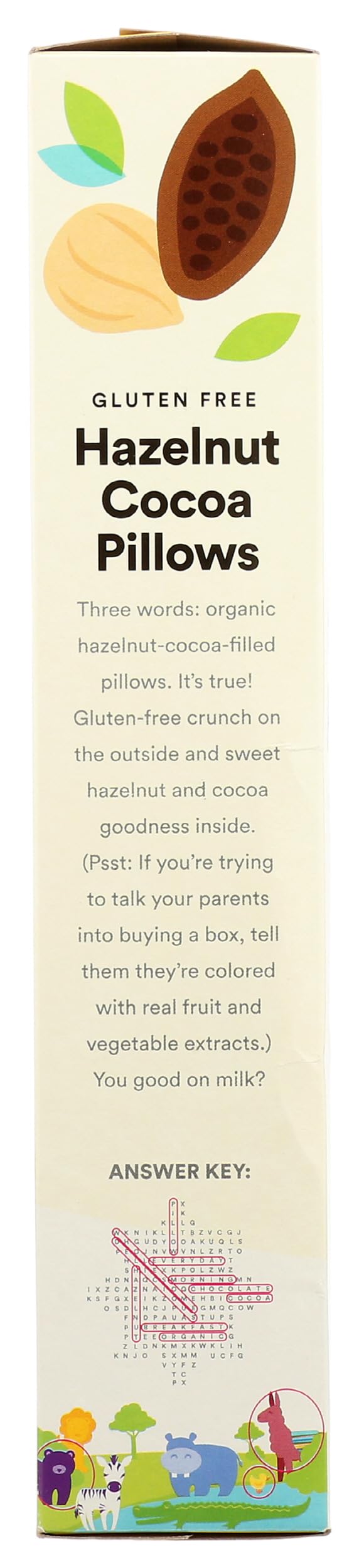 365 by Whole Foods hazelnut cocoa pillows in a family-size box