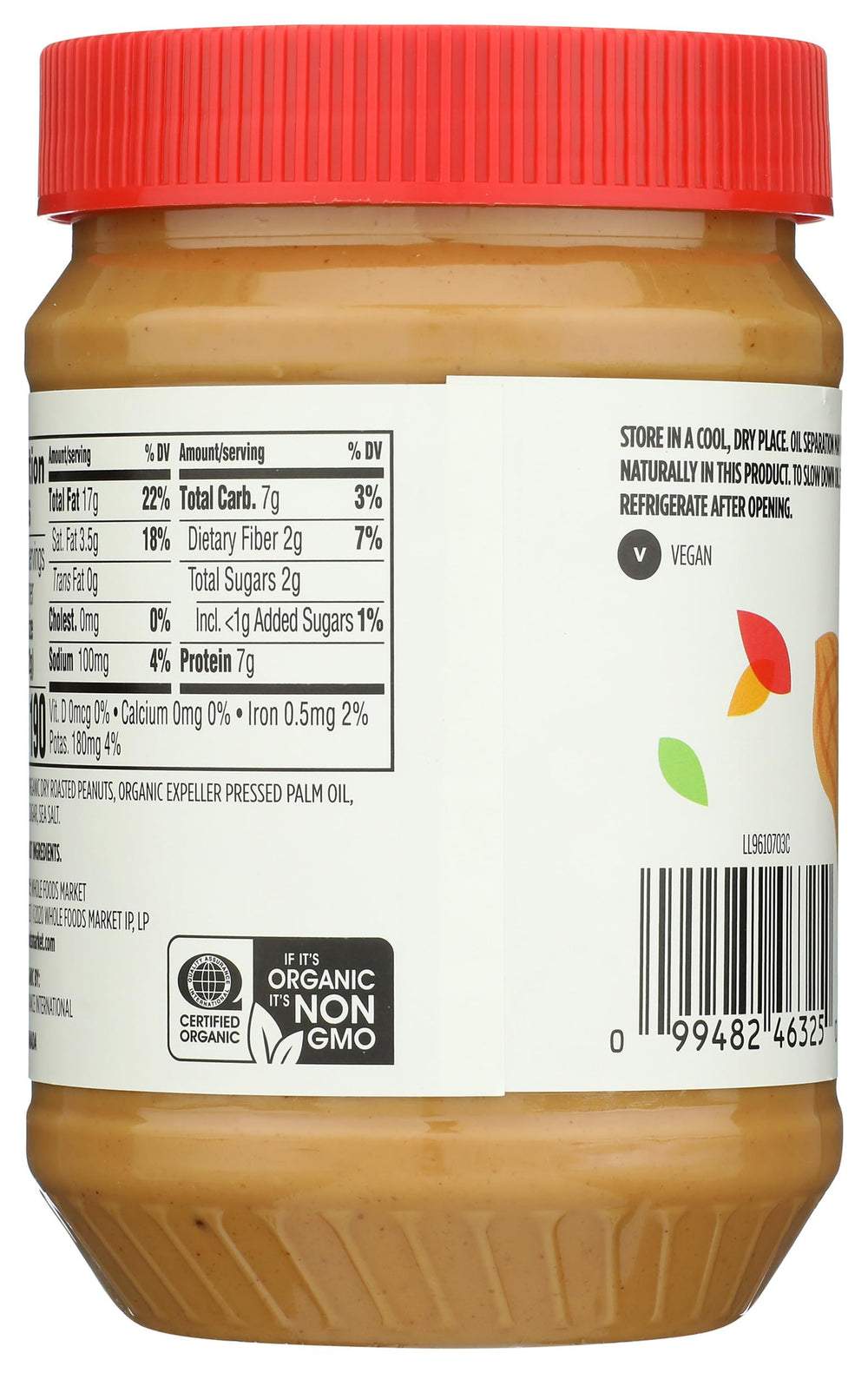 365 by Whole Foods Market 28-ounce jar highlighting premium peanuts and quantity