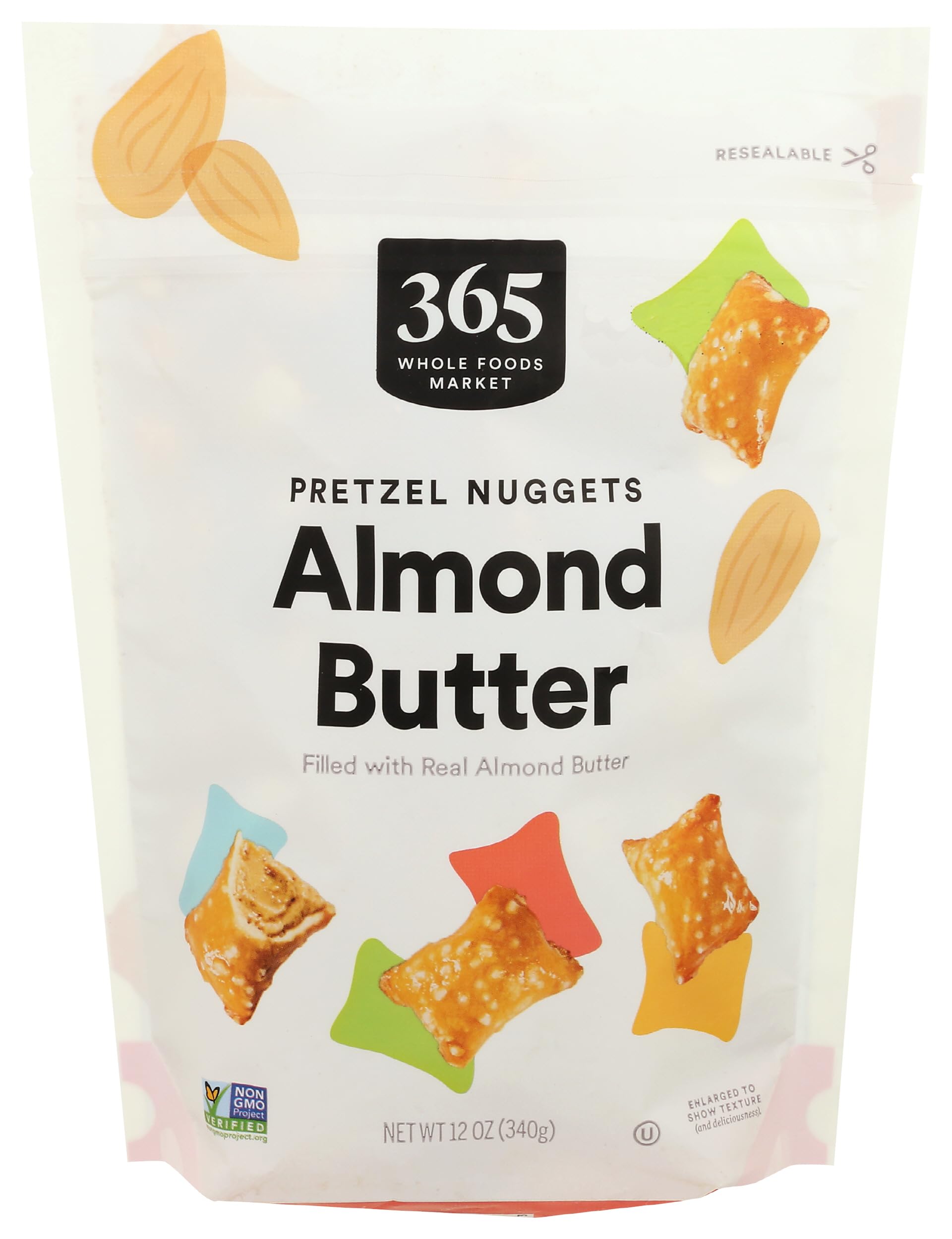 365 by Whole Foods Market almond butter filled pretzel nuggets pack on-the-go snack