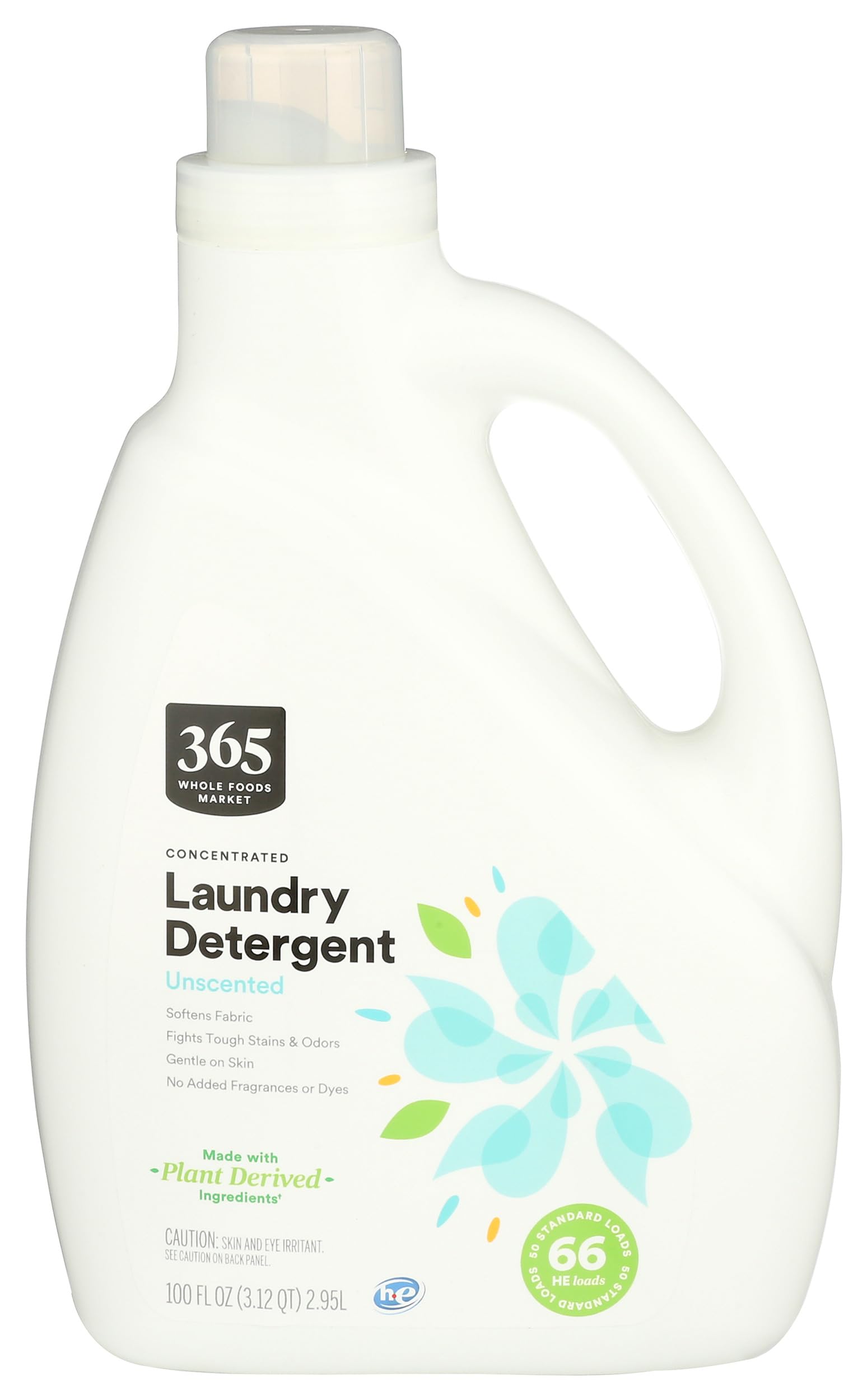 365 by Whole Foods Market unscented 100oz bottle for sensitive skin and large loads