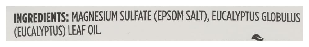 365 by Whole Foods Market Epsom Salt pour bottle for versatile body care with eucalyptus