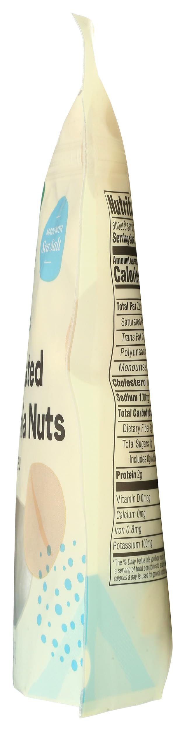 365 by Whole Foods Market Macadamia Nuts stored in pantry, long-lasting freshness.