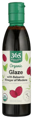 365 by Whole Foods Market Organic Balsamic Glaze bottle for premium finishing