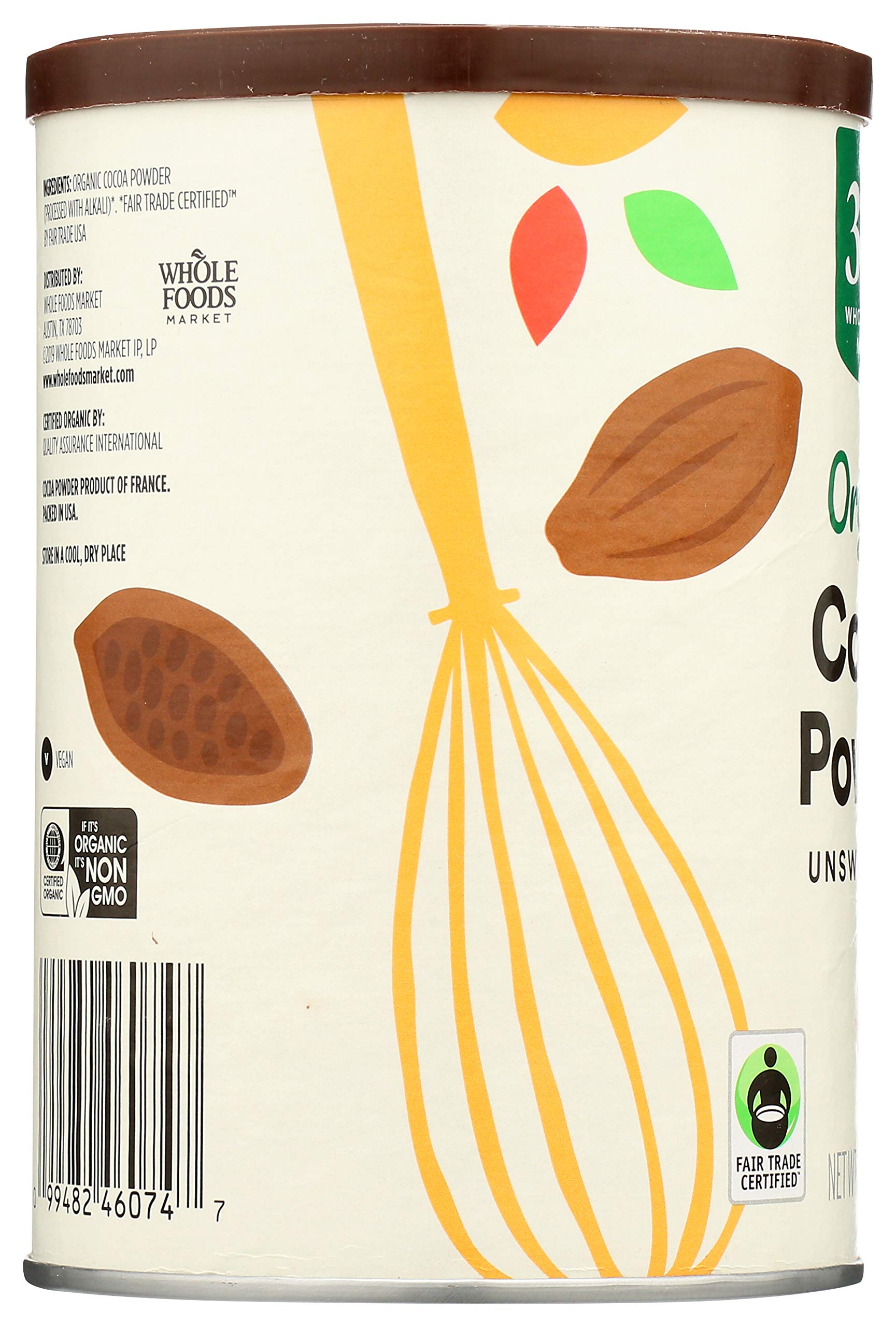 Steaming hot chocolate prepared with 365 by Whole Foods Market cocoa powder offers cozy indulgence