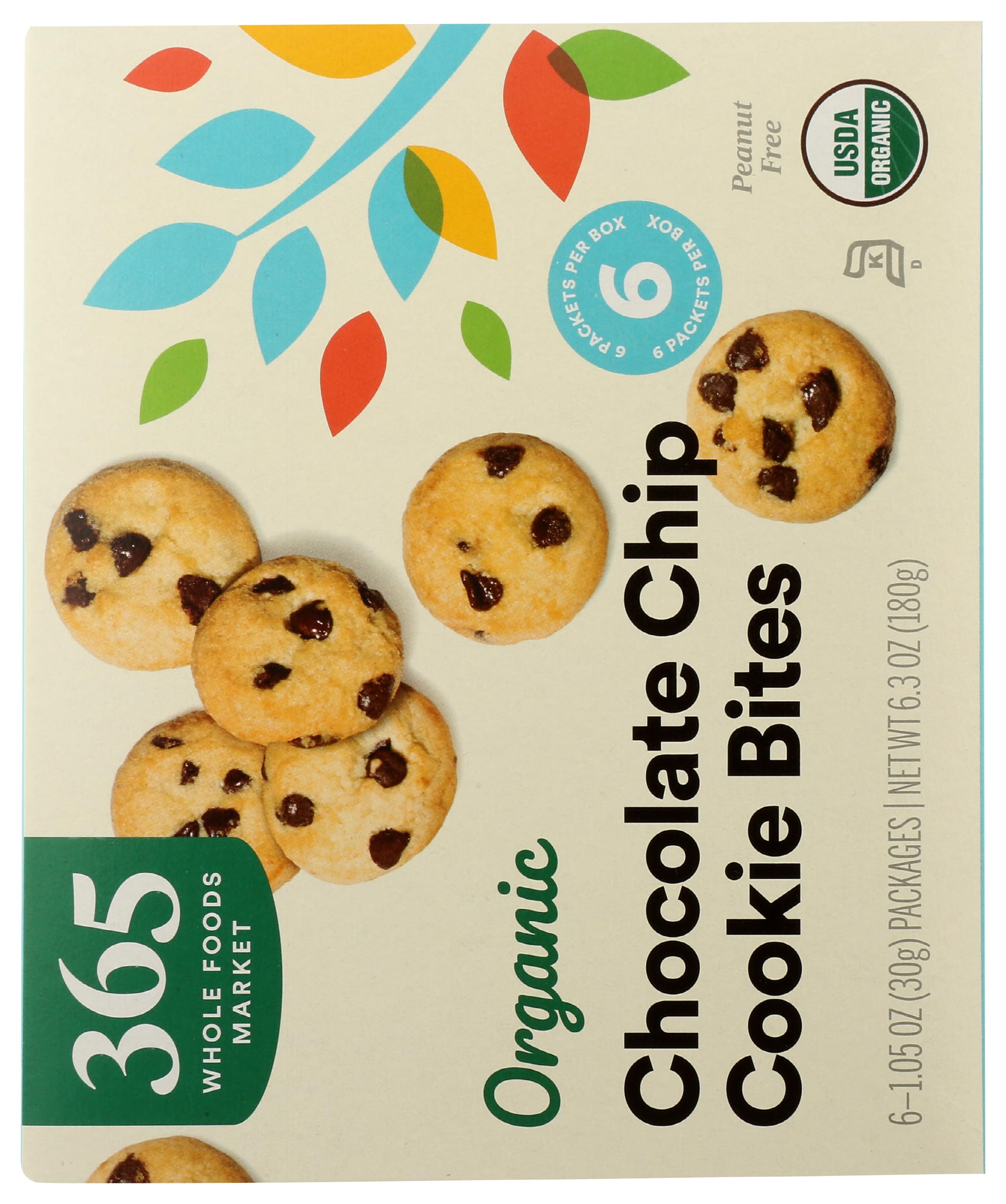 Snapped pack with serving suggestion, 365 cookie bites ideal for lunchboxes