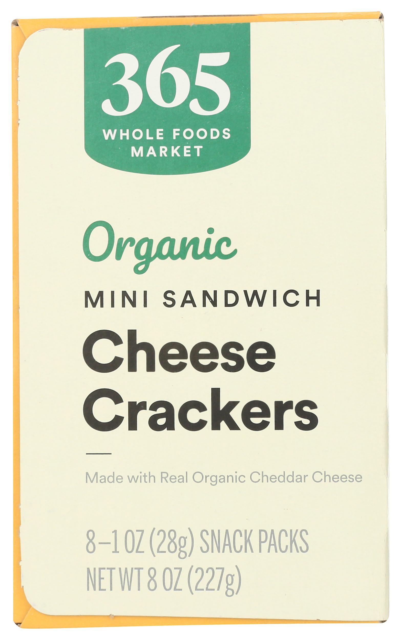365 by Whole Foods Market pack of eight organic mini crackers.