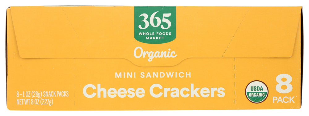 365 by Whole Foods Market eight-pack of organic cheese crackers.
