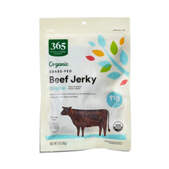 365 by Whole Foods Market organic beef jerky 3 oz pack – convenient on-the-go snack