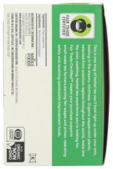 Close-up of 365 Peppermint Tea bags showing organic ingredients and aroma.