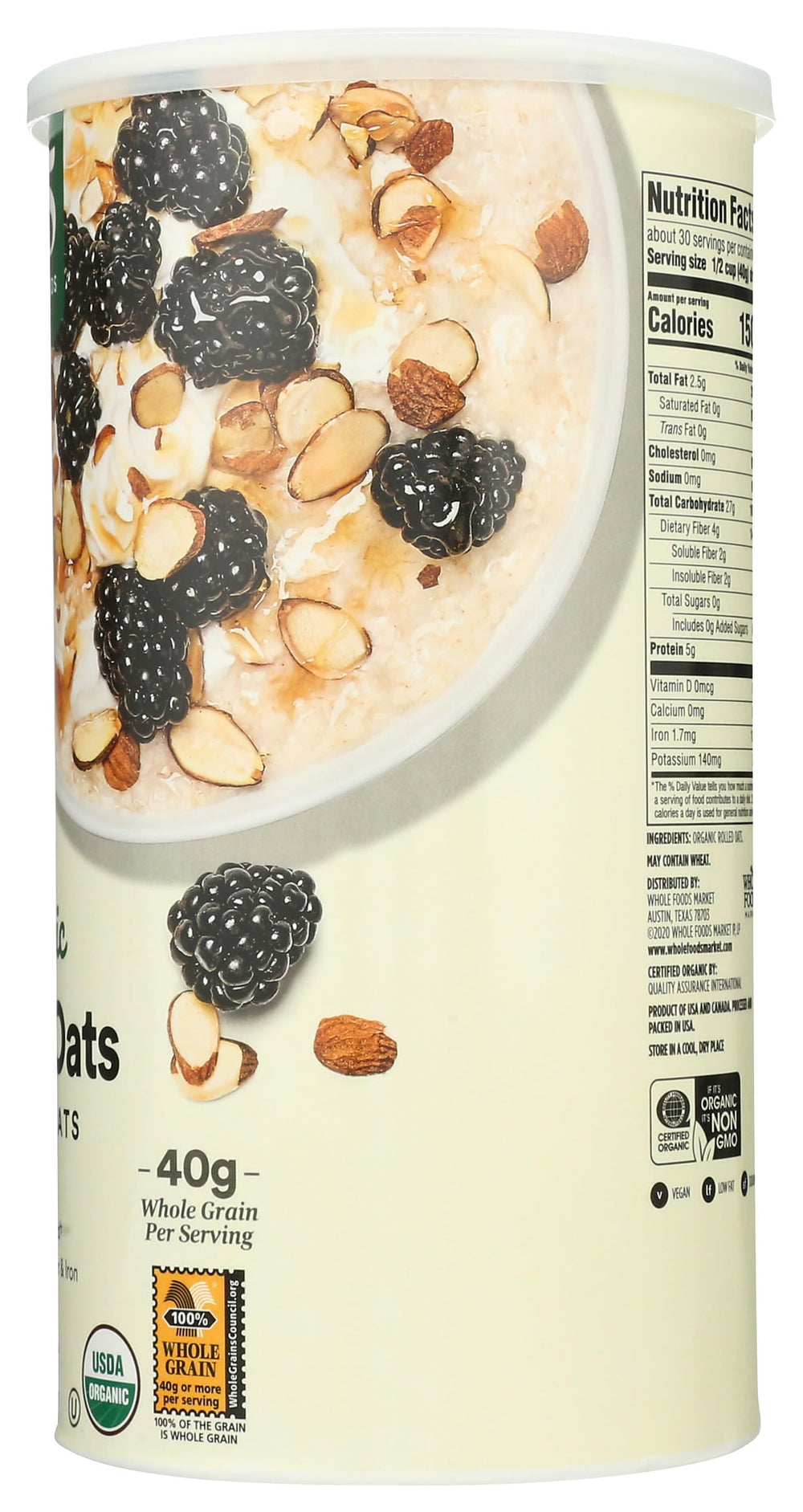 365 by Whole Foods Market oats baking idea for wholesome treats