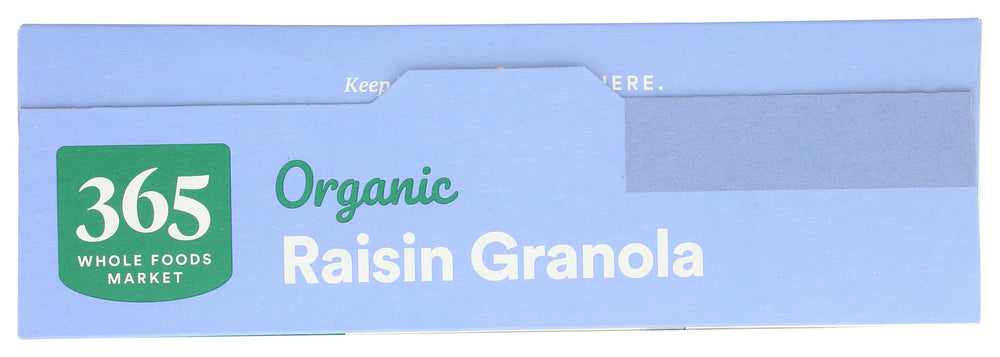365 by Whole Foods Market Organic Raisin Granola topping parfait adds crunch